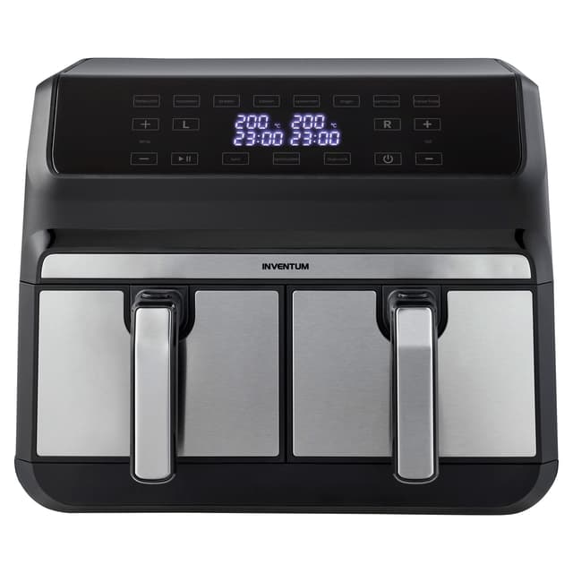 Airfryer Inventum 2 x 4 liter 1700 watt zwart/rvs 3
