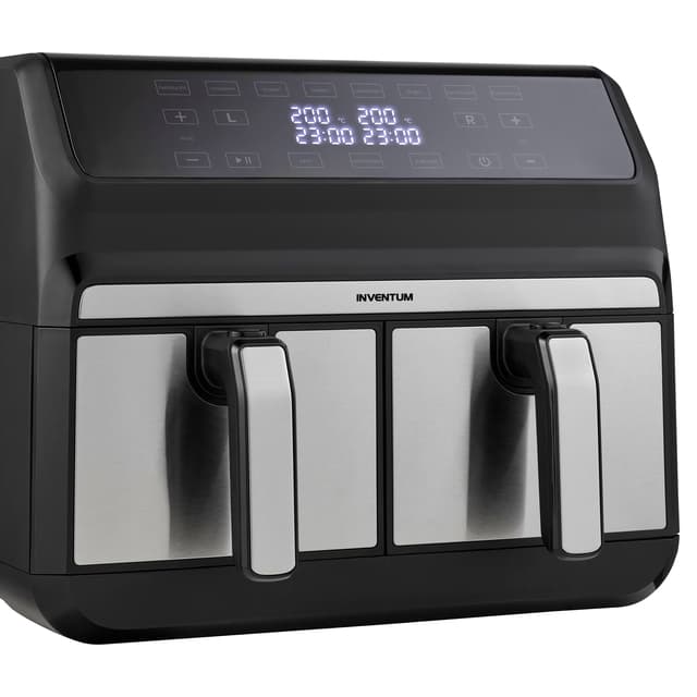 Airfryer Inventum 2 x 4 liter 1700 watt zwart/rvs 8