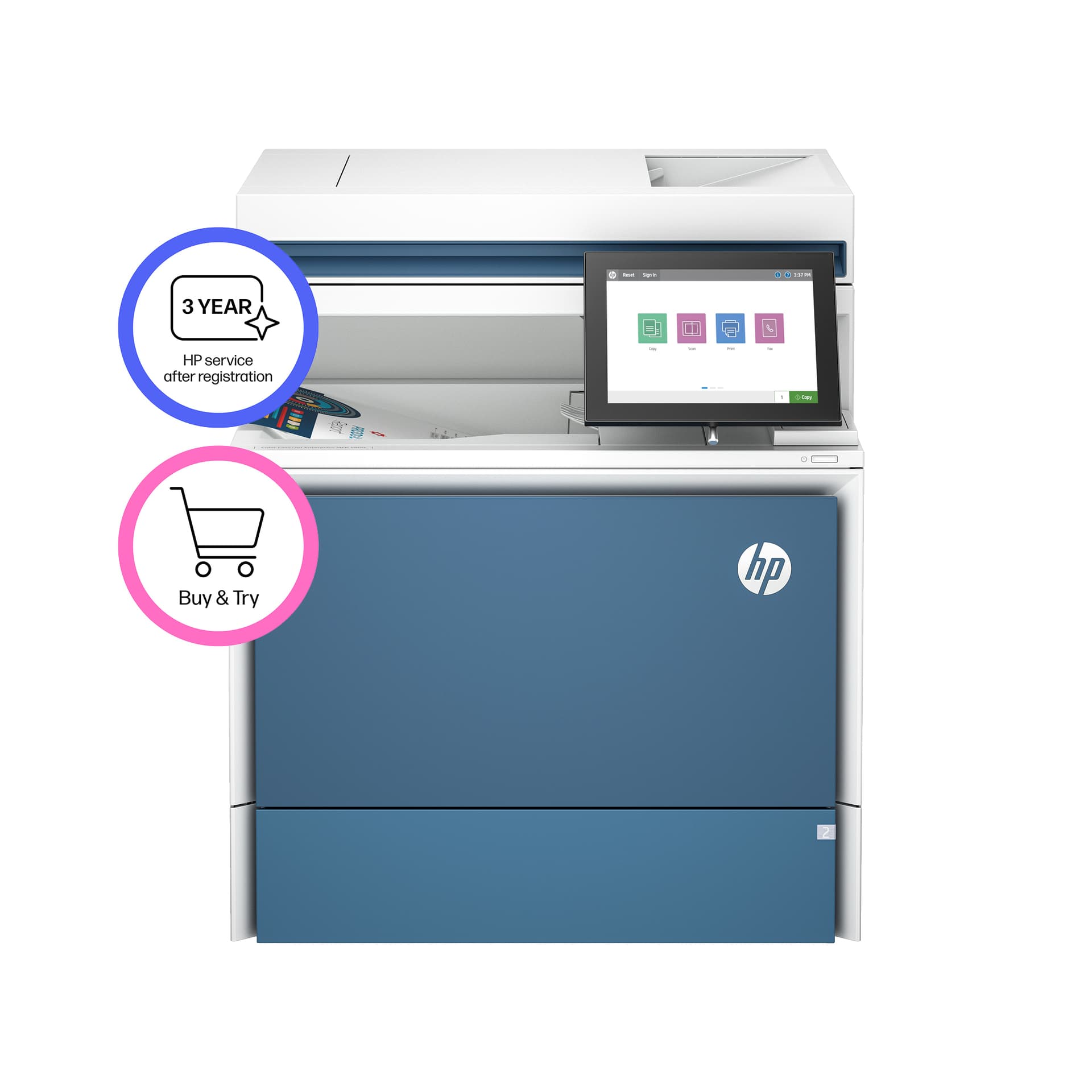 Multifunctional Printer HP Color LaserJet Enterprise MFP5800dn 2