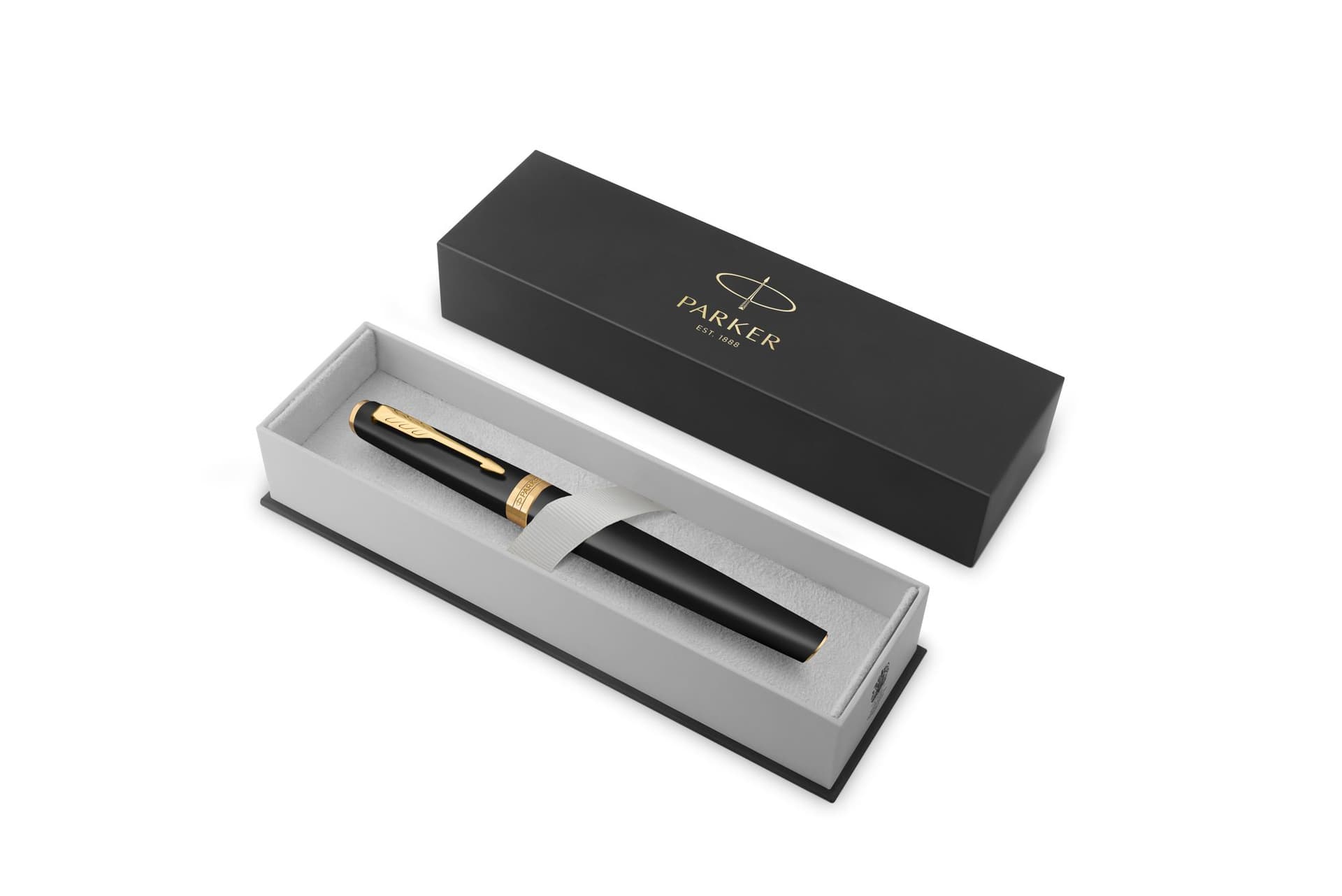 Rollerpen Parker Meridian matt black GT fijn 2