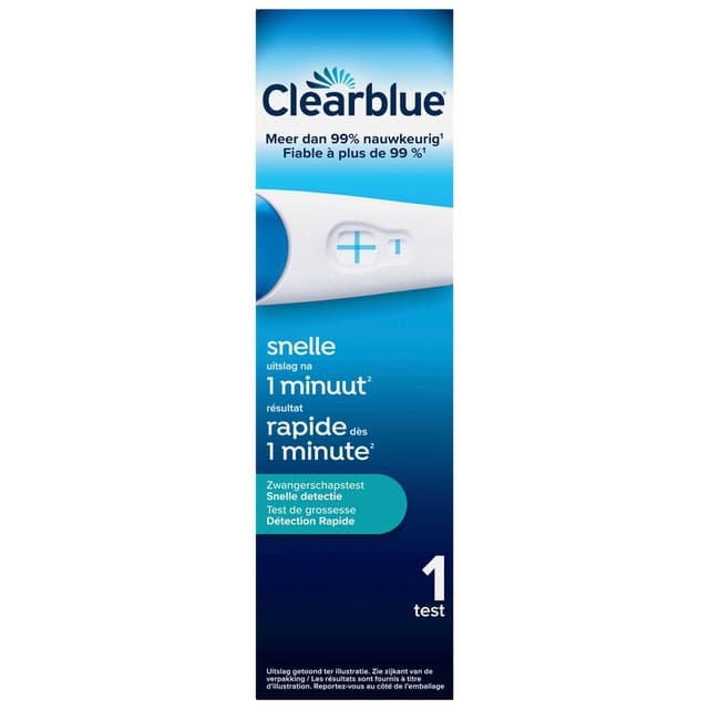 Zwangerschapstest Clearblue snel 2