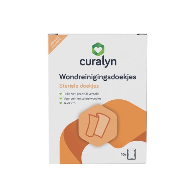 Wondreinigingsdoekjes Curalyn 10 stuks