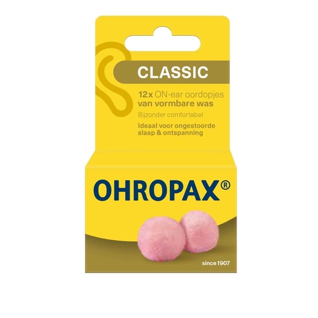 Oordopjes Ohropax Classic 12 stuks