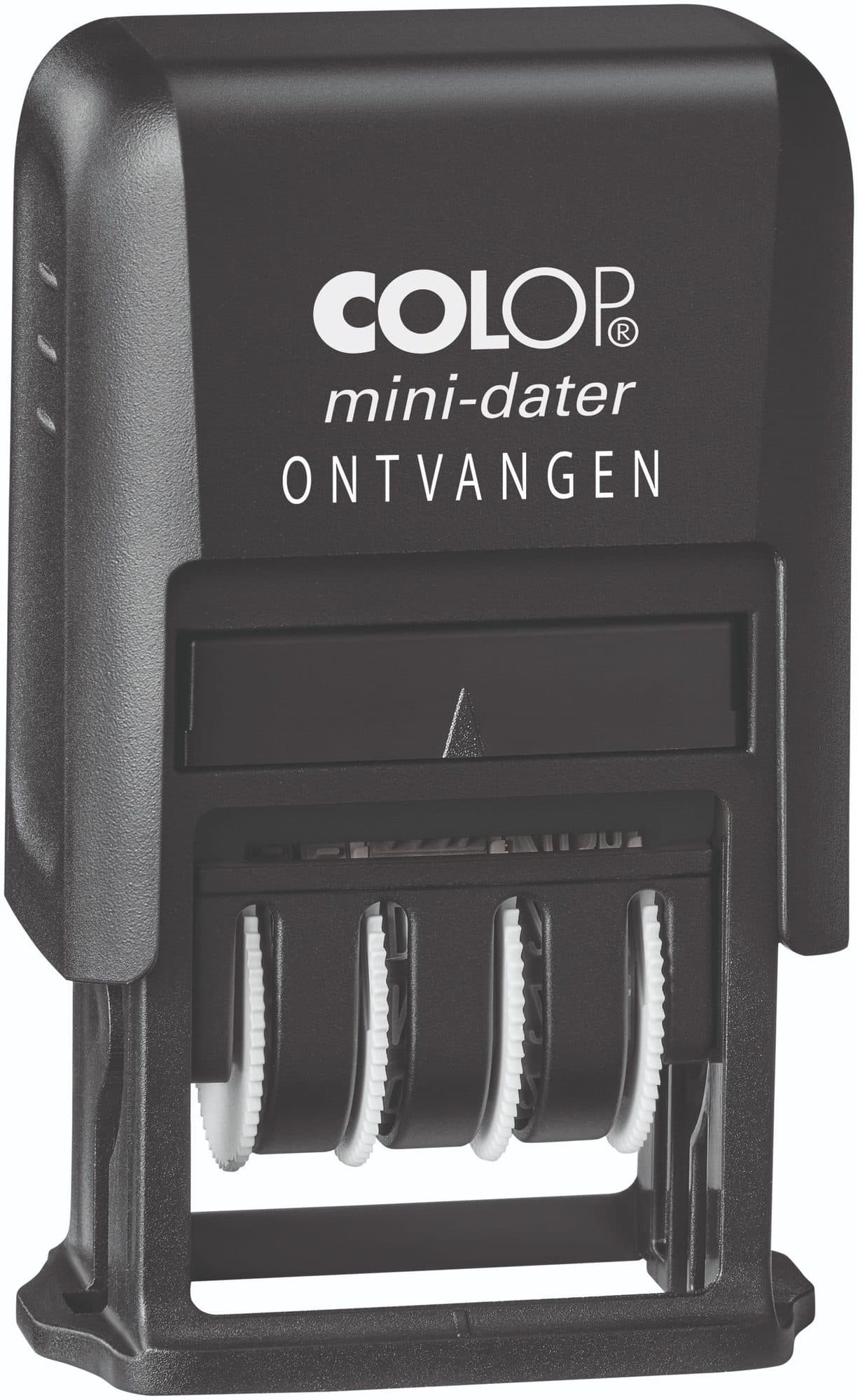 Woord-datumstempel Colop Printer Mini S 160/L2 ontvangen zwart