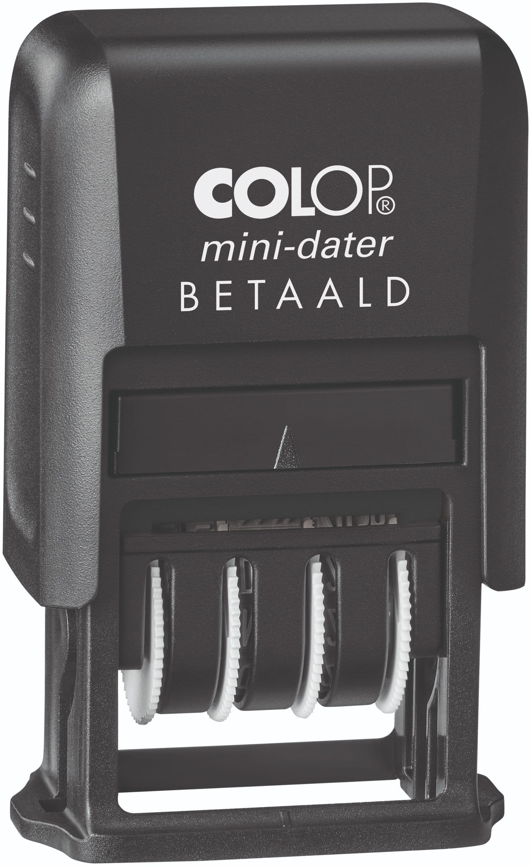 Woord-datumstempel Colop Printer Mini S 160/L betaald zwart
