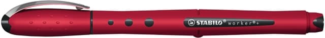 Rollerpen STABILO Worker+ Wildflower medium bordeax 2