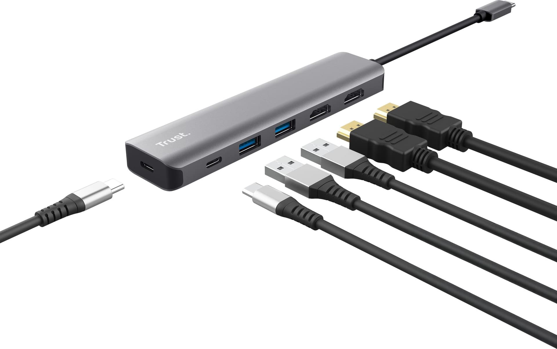 Adapter Trust Dalyx 6-in-1 USB-C 5