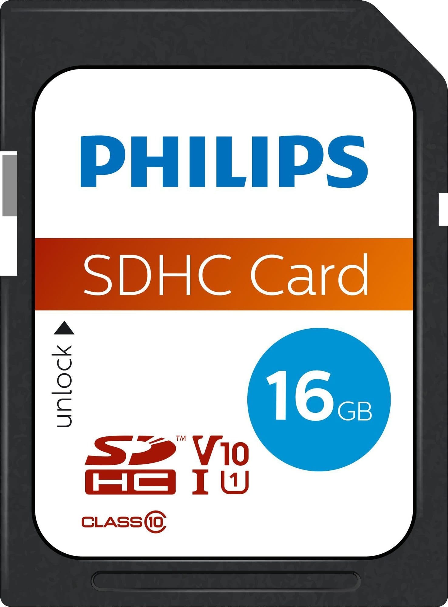 Geheugenkaart Philips Ultra Speed SDHC Class 10 UHS-I U1 16GB 2