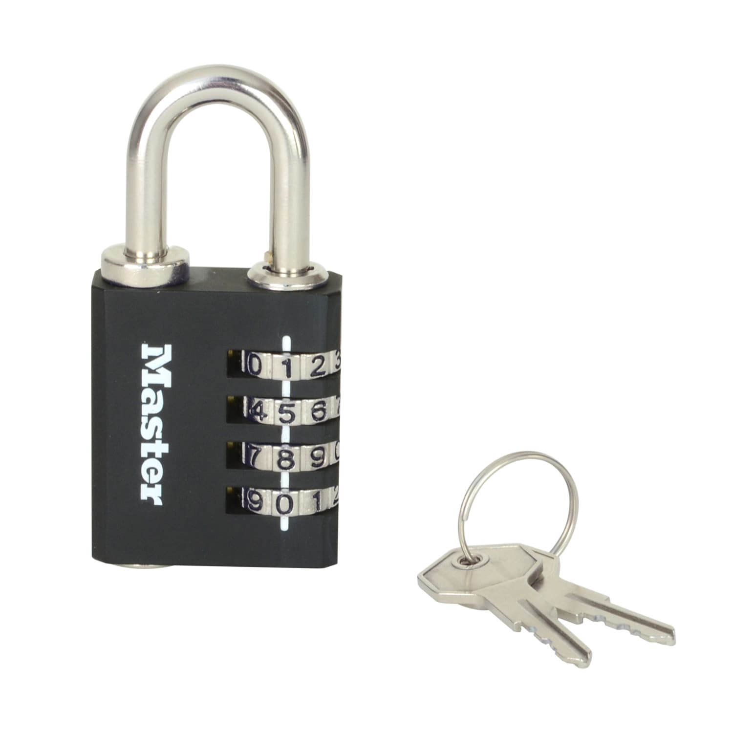 Hangslot MasterLock combinatieslot + universele hoofdsleutel 40mm