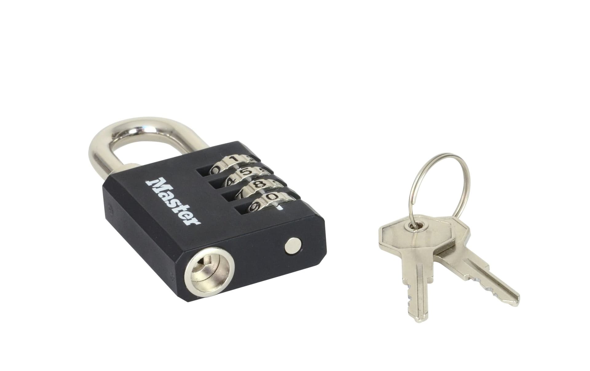 Hangslot MasterLock combinatieslot + universele hoofdsleutel 40mm 2