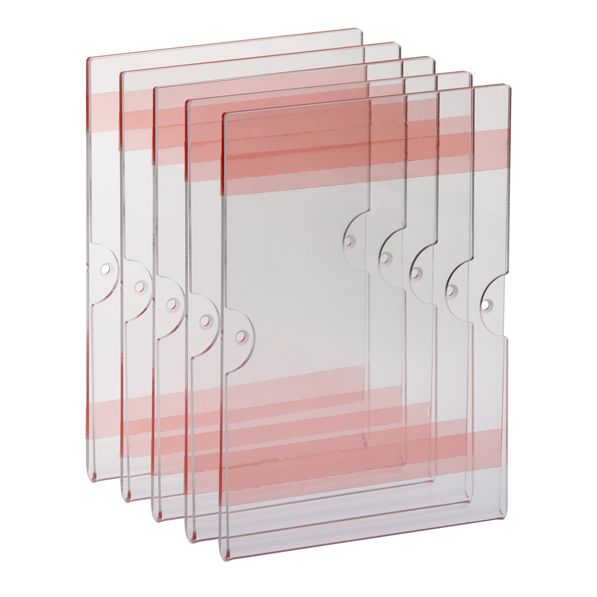 Posterhouder Europel zelfklevend A5 staand 5 stuks
