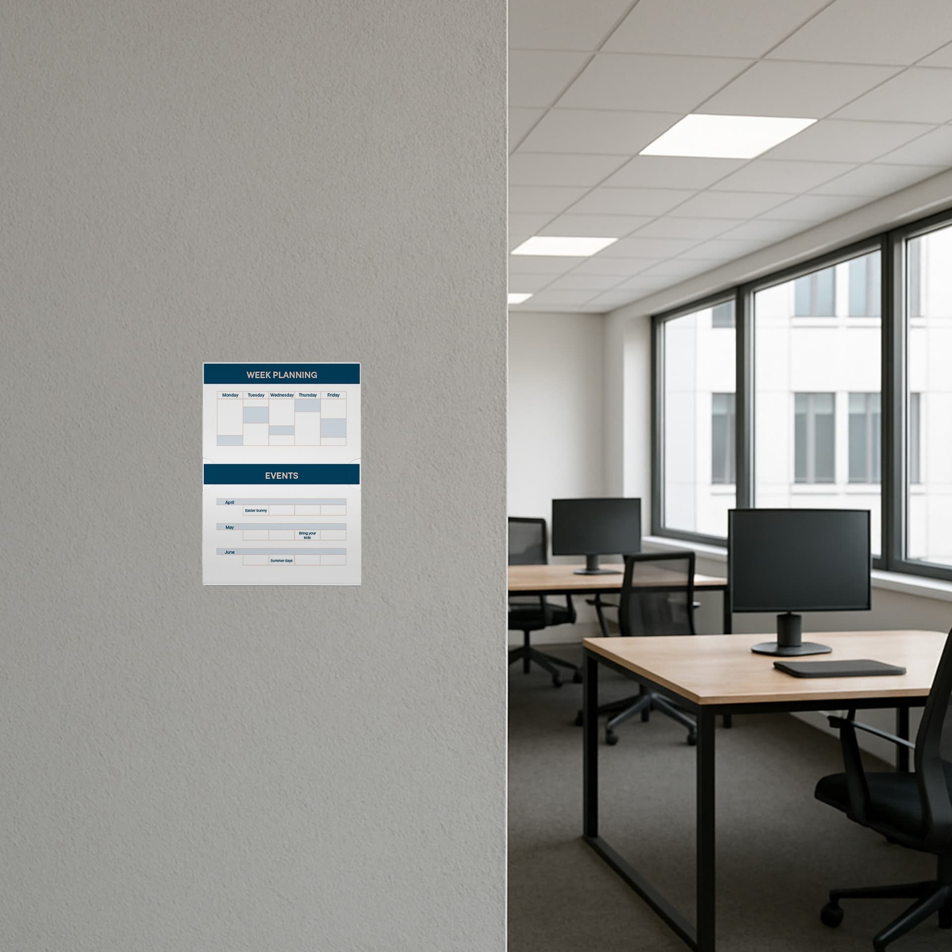 Posterhouder Europel zelfklevend A5 staand 5 stuks 9