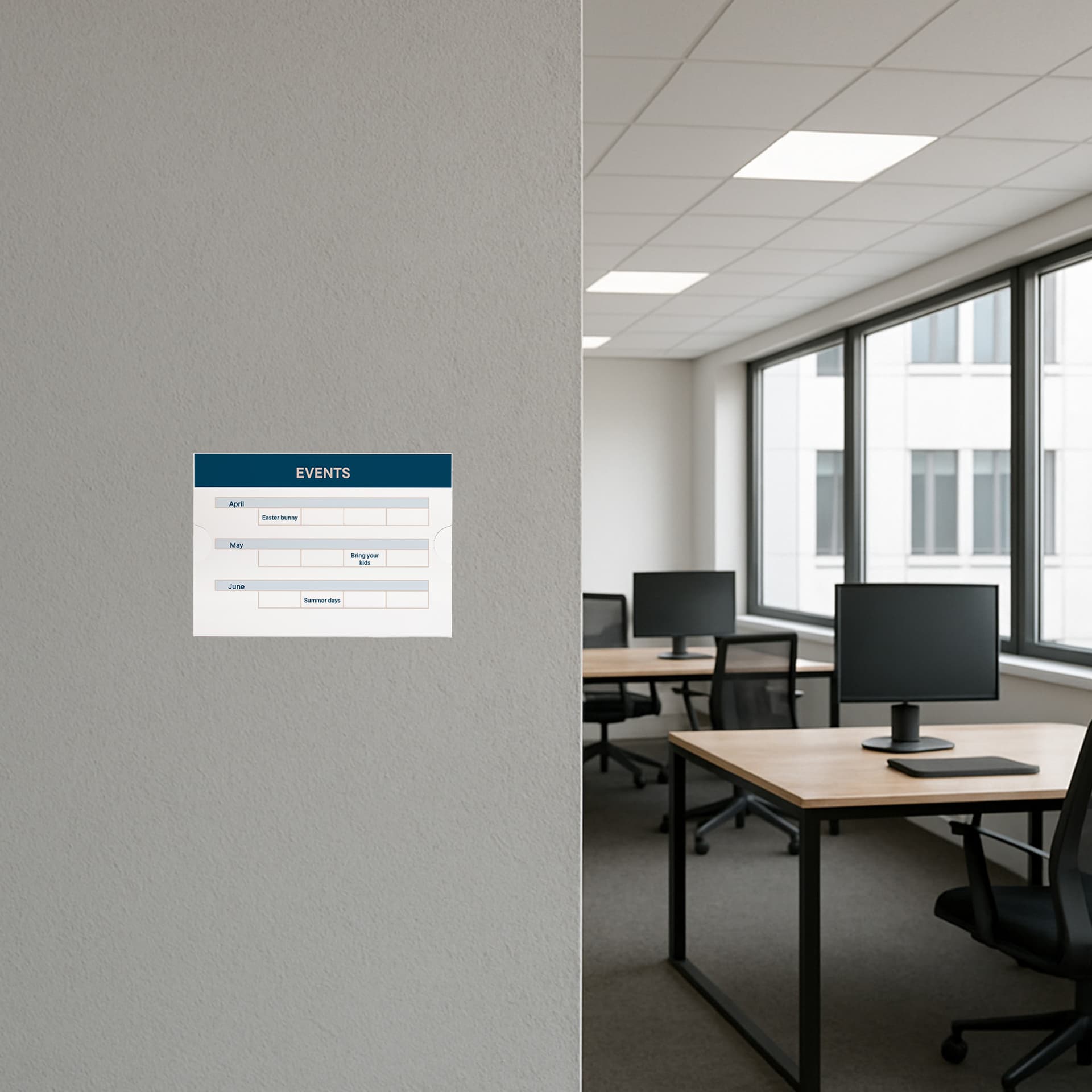 Posterhouder Europel zelfklevend A5 liggend 5 stuks 9