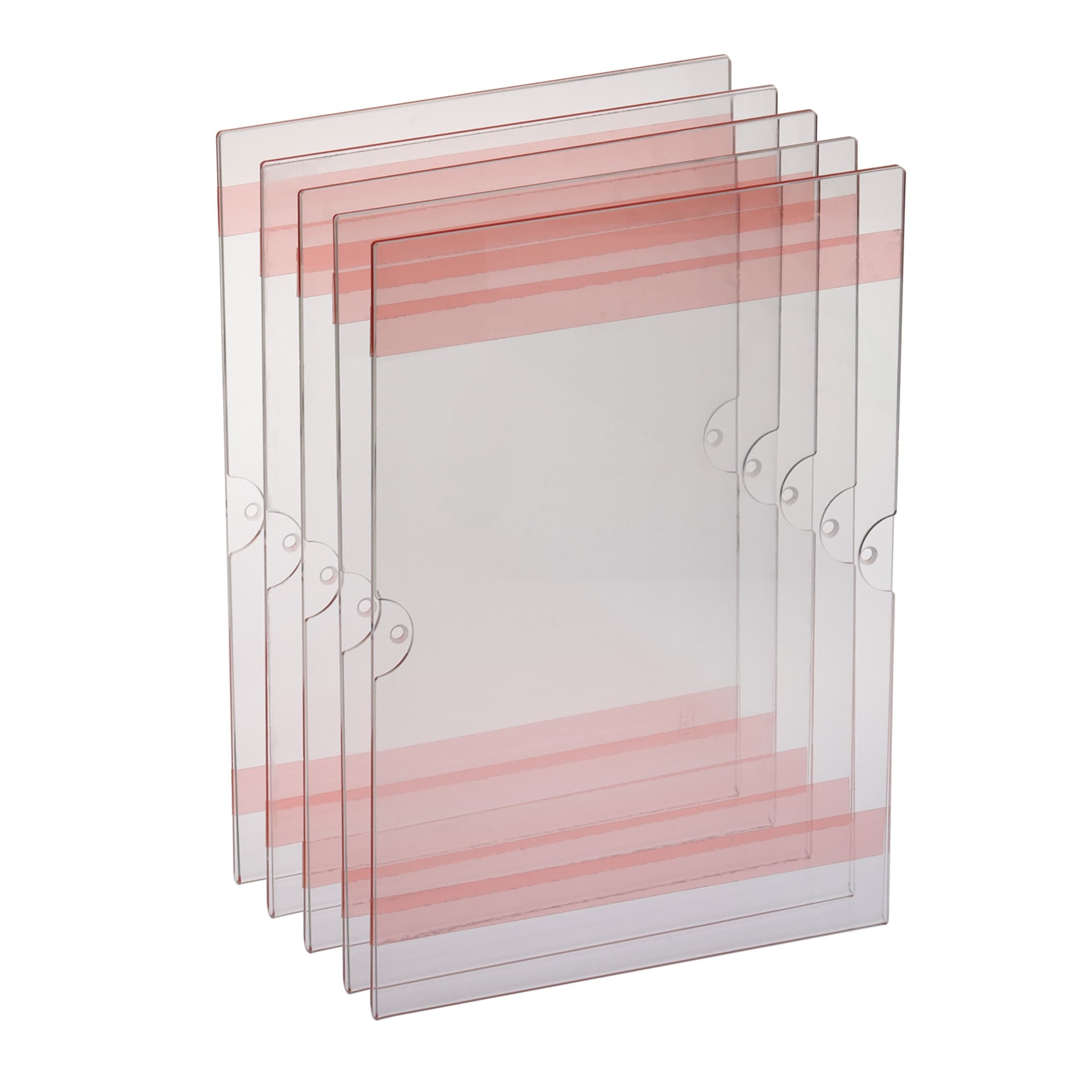 Posterhouder Europel zelfklevend A4 staand 5 stuks