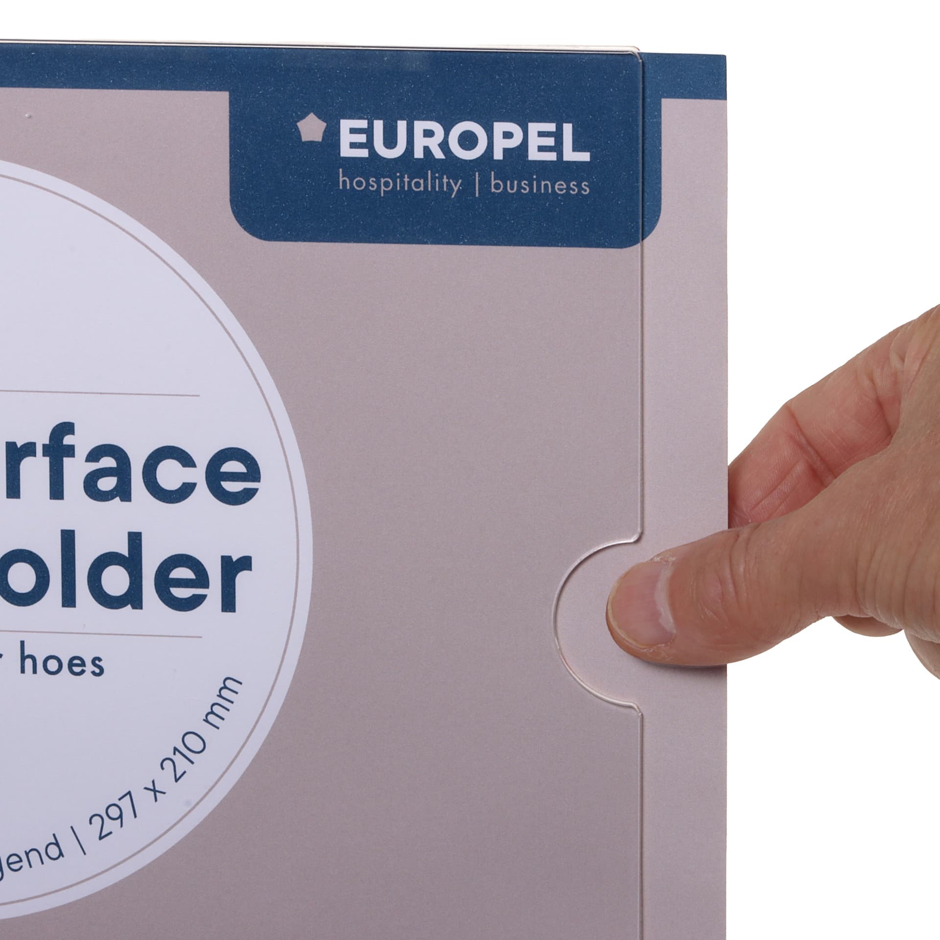Posterhouder Europel zelfklevend A4 liggend 5 stuks 6