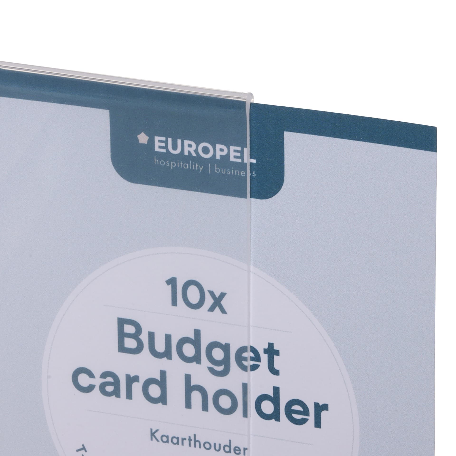 Kaarthouder Europel Budget T-standaard A6 staand 10 stuks 5