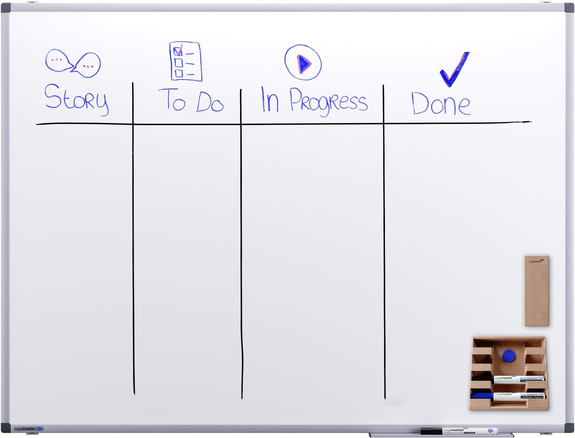 Whiteboard Legamaster PREMIUM 90x120cm 5