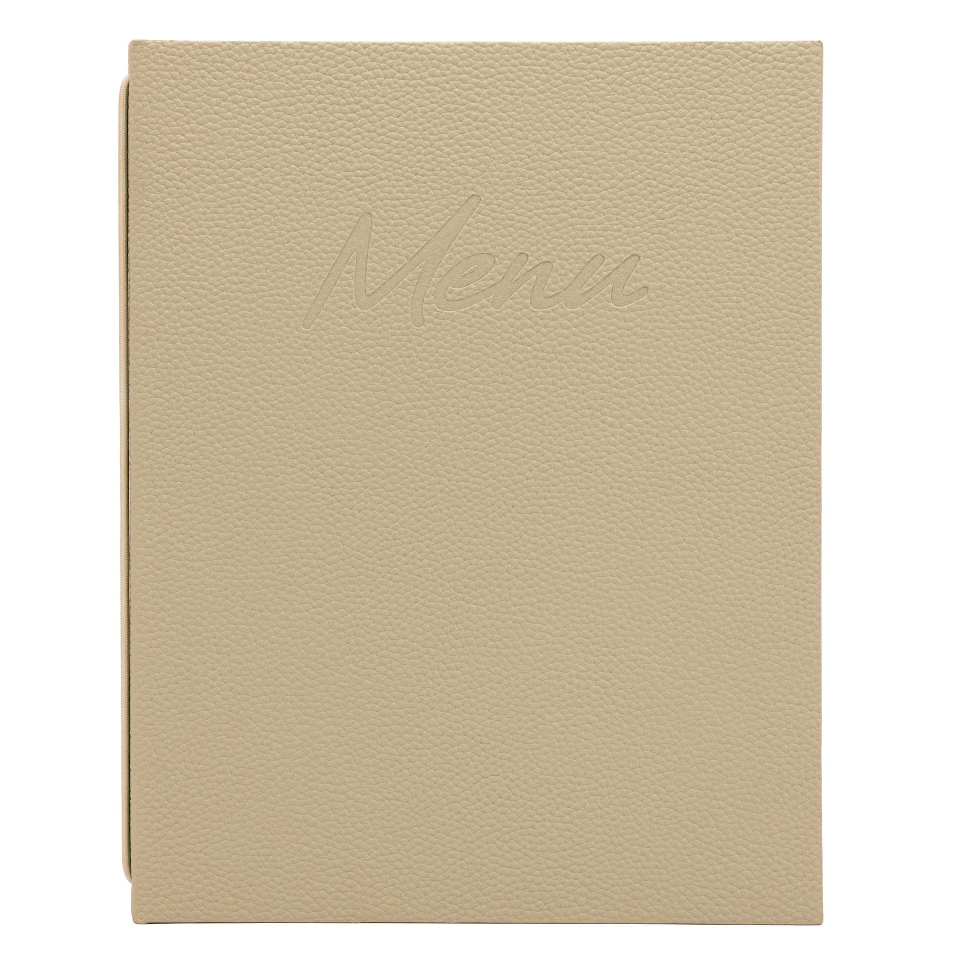 Menukaart Securit Signature A4 zand 2