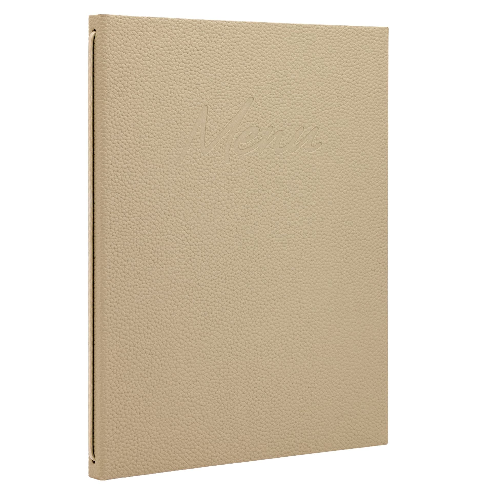Menukaart Securit Signature A4 zand 3
