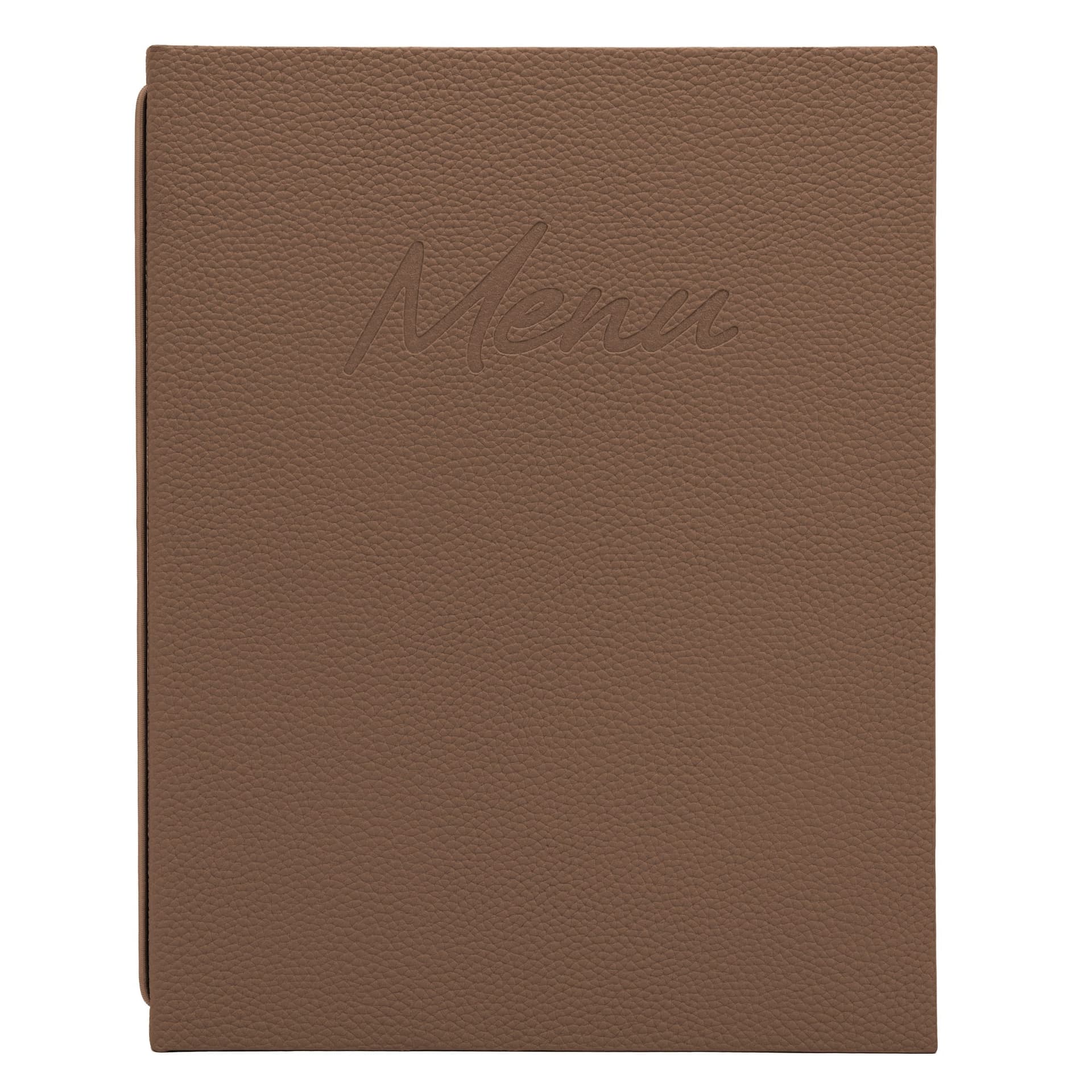 Menukaart Securit Signature A4 bruin 2