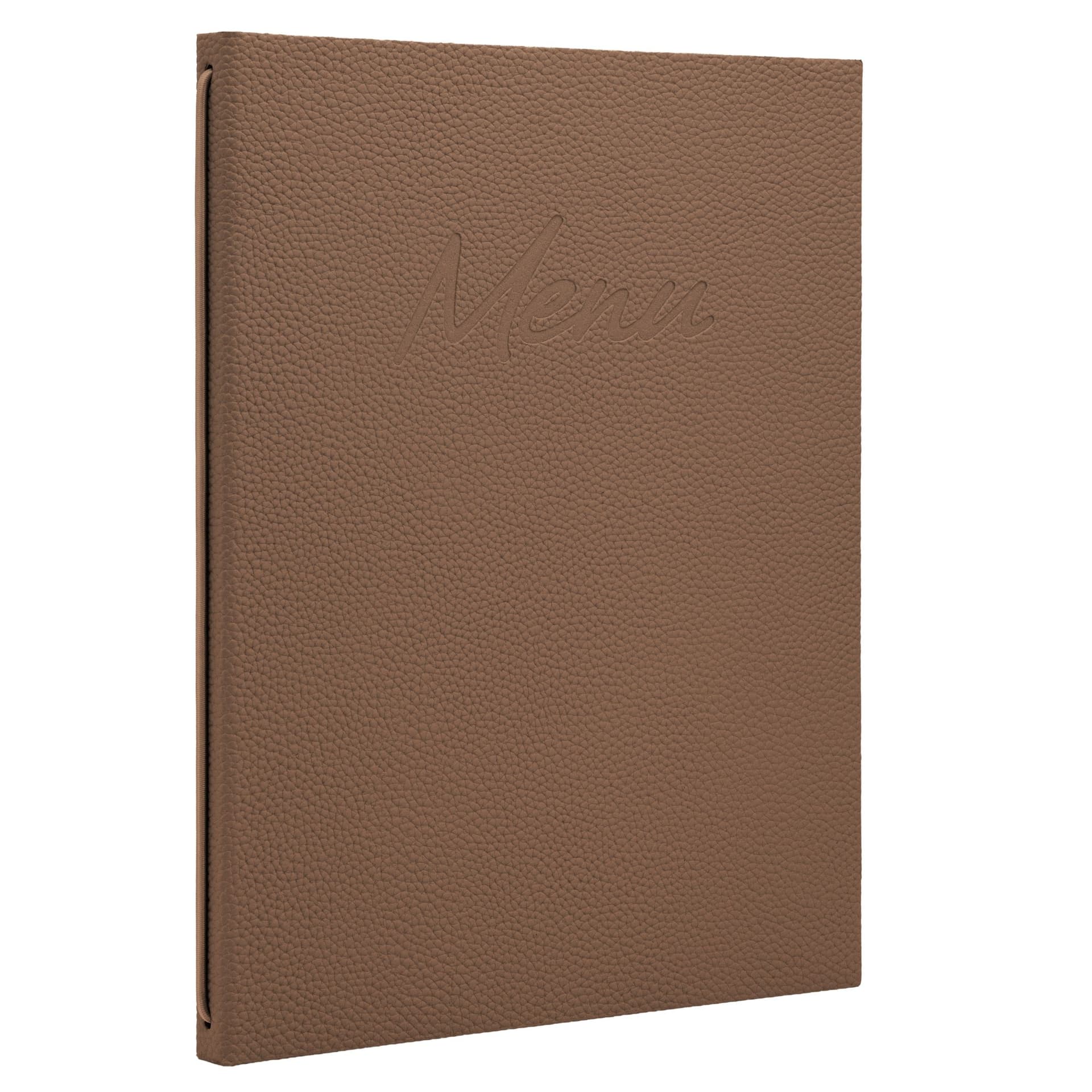 Menukaart Securit Signature A4 bruin 3