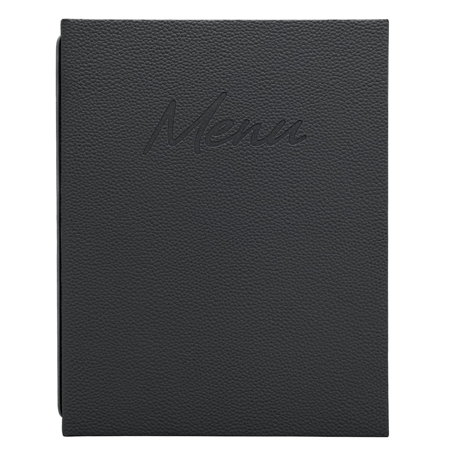 Menukaart Securit Signature A4 zwart 2