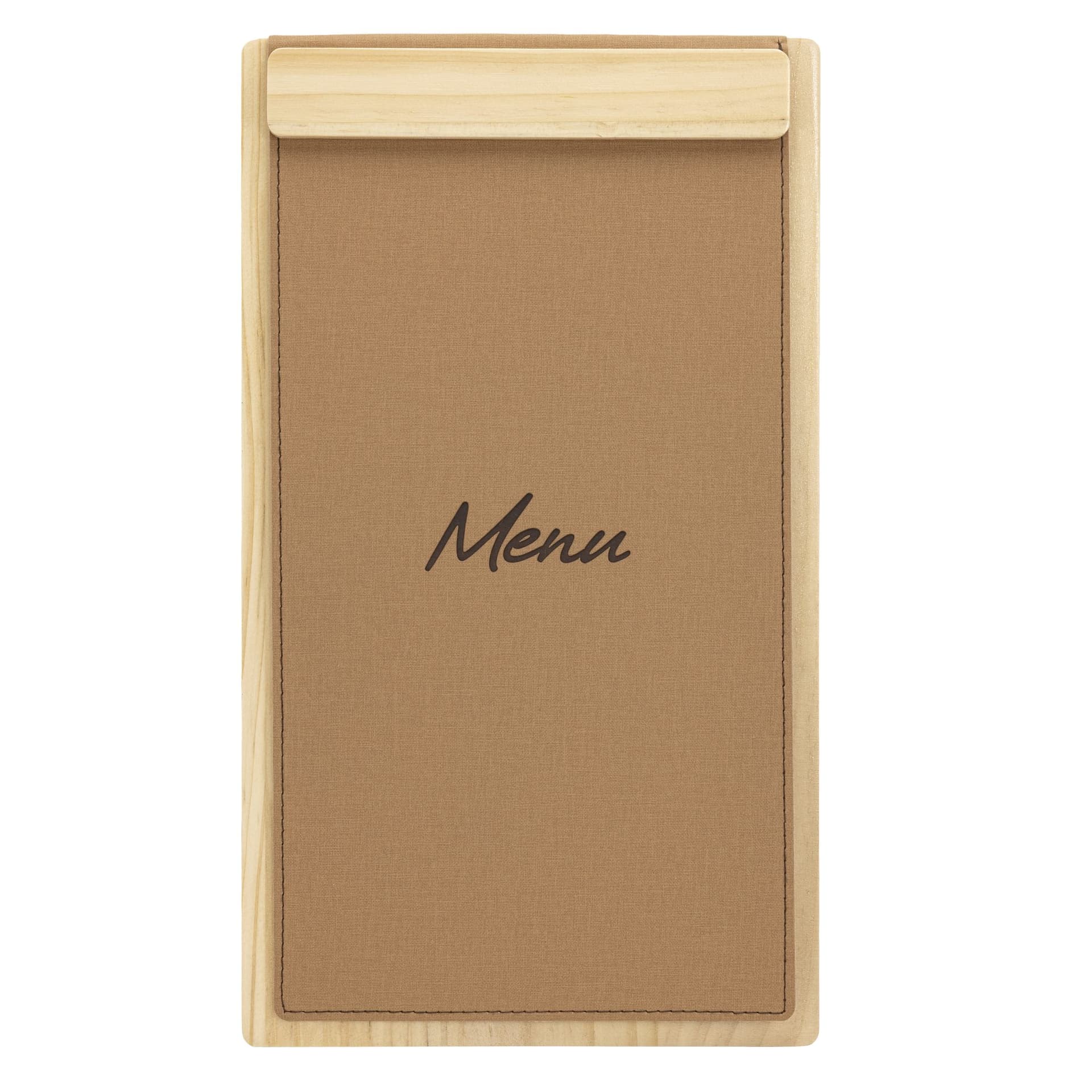 Menukaart Securit Signature klembord A45 licht hout bruin