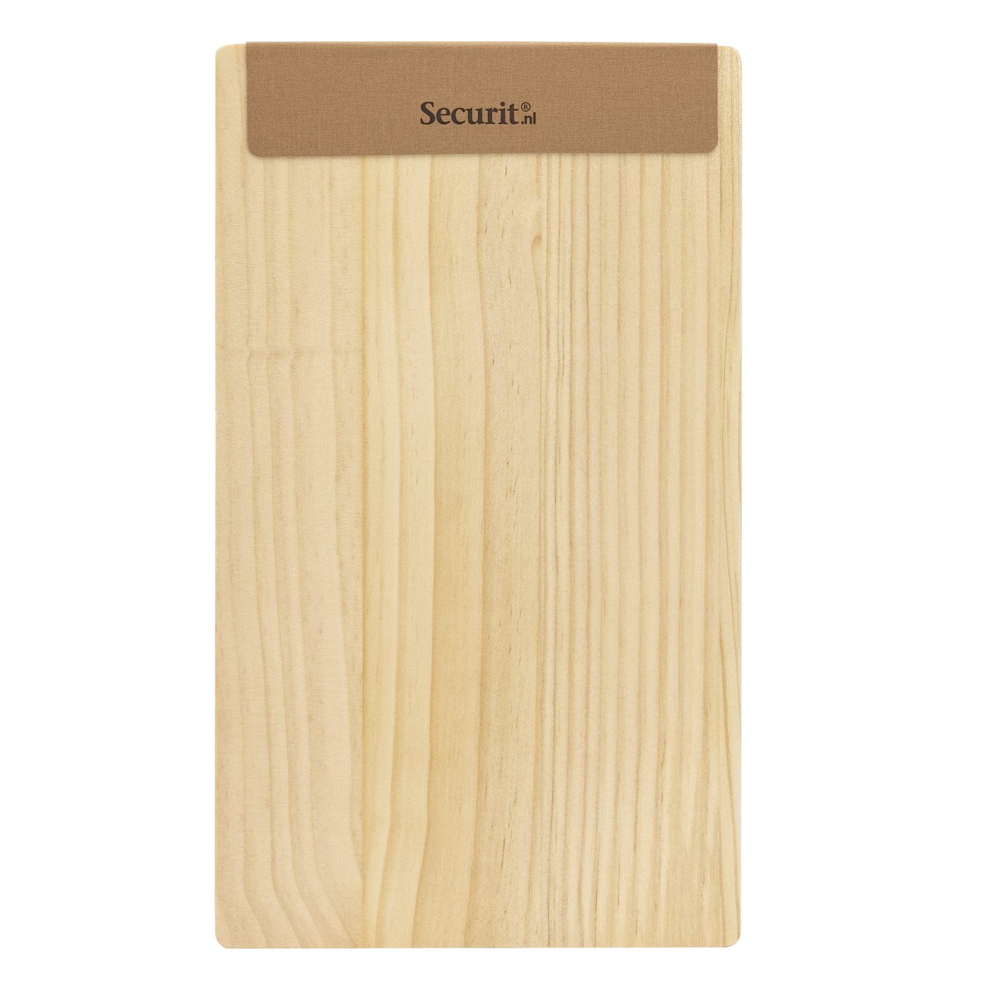 Menukaart Securit Signature klembord A45 licht hout bruin 4