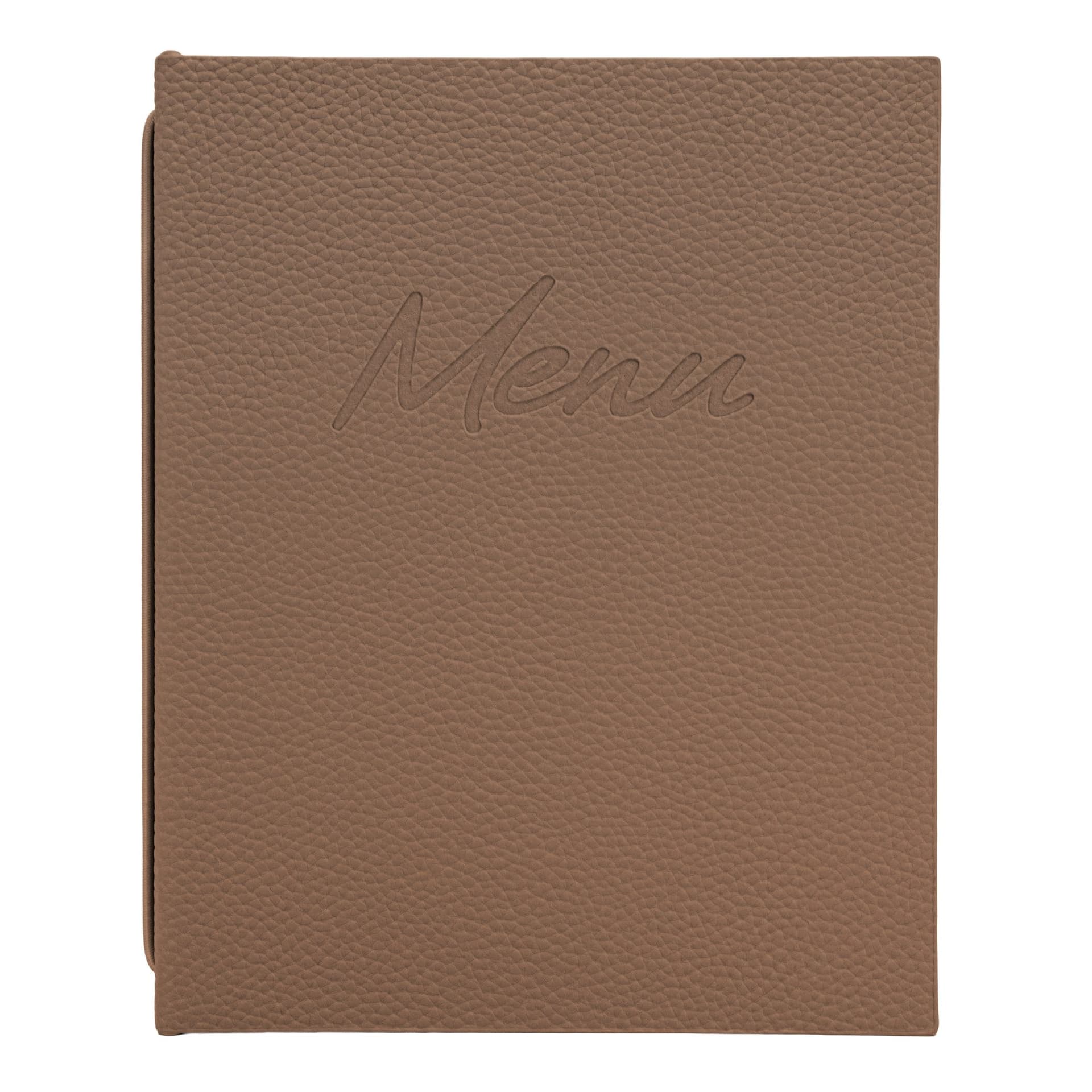 Menukaart Securit Signature A5 bruin 2