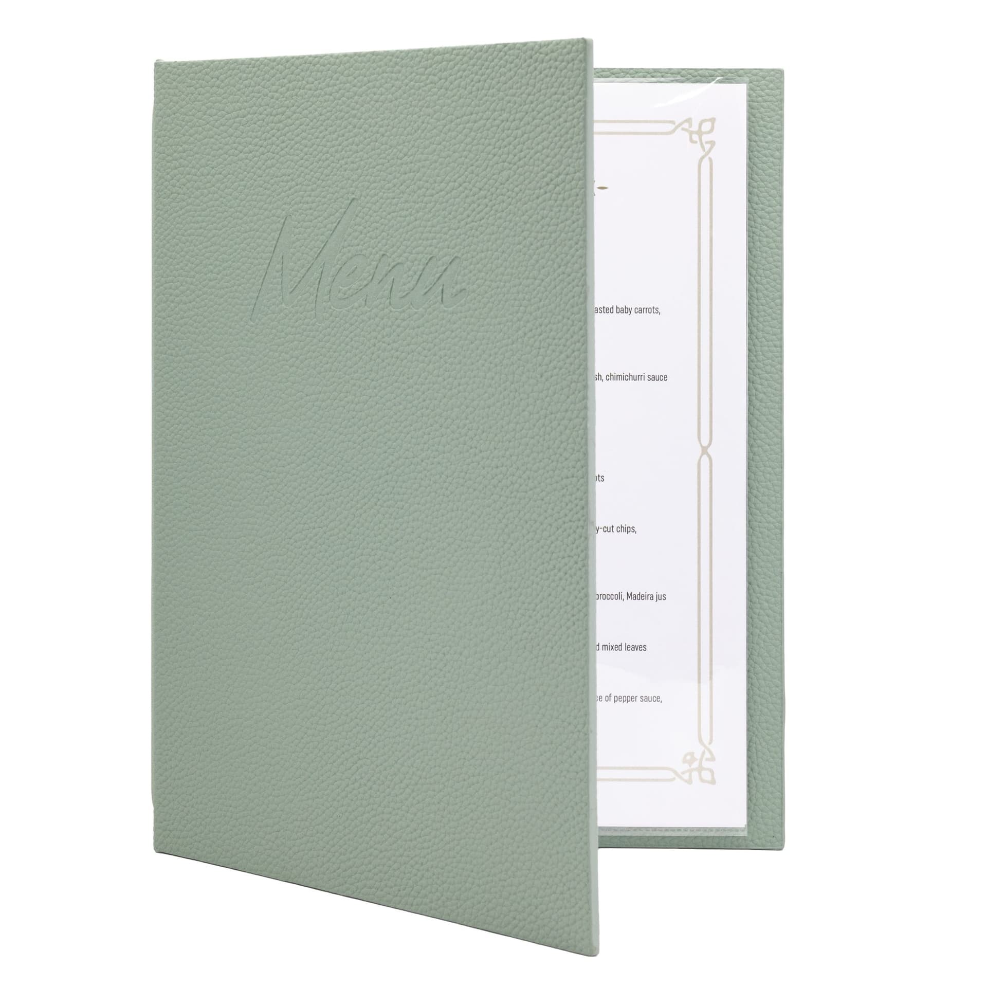 Menukaart Securit Signature A4 groen