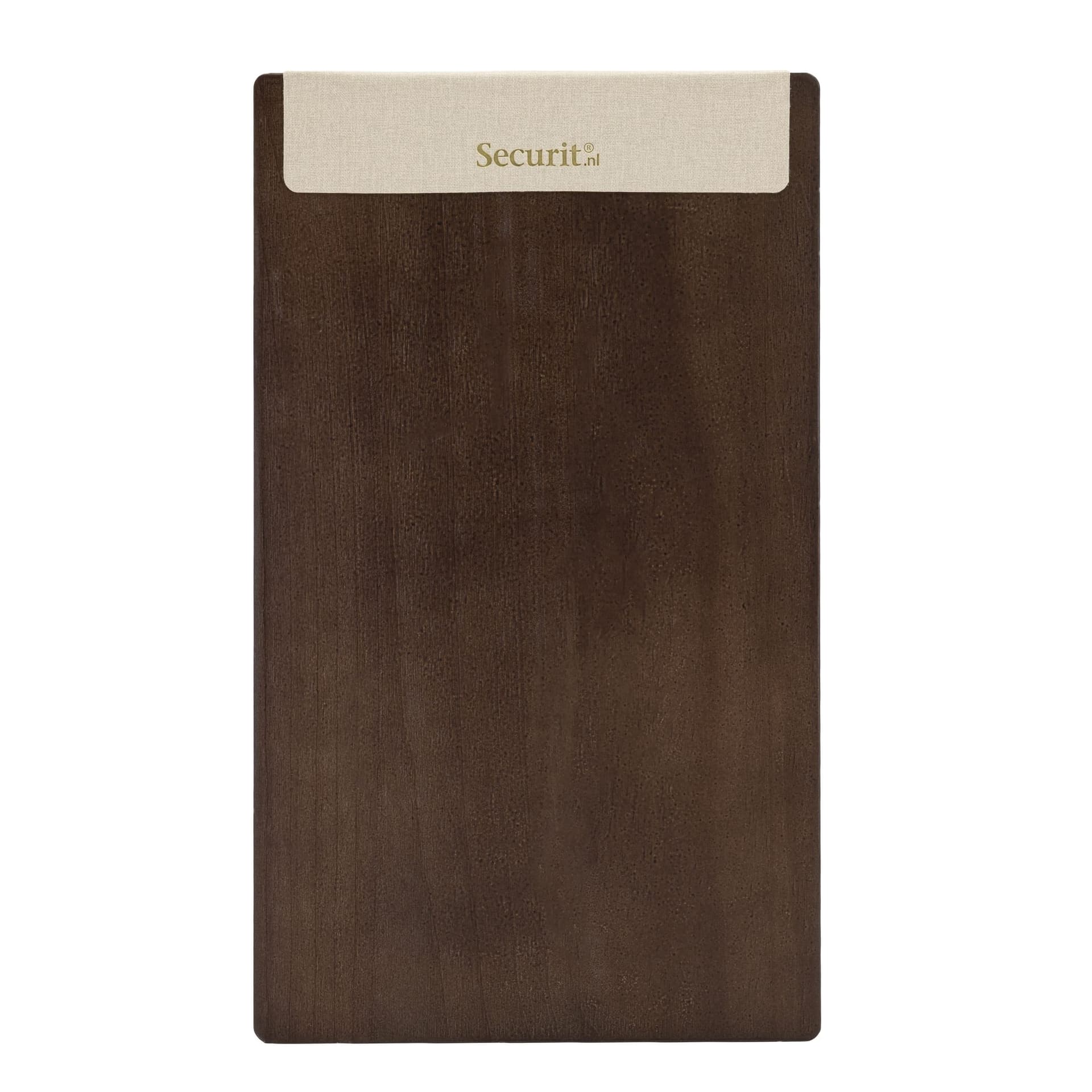 Menukaart Securit Signature klembord A45 donker hout grijs 4
