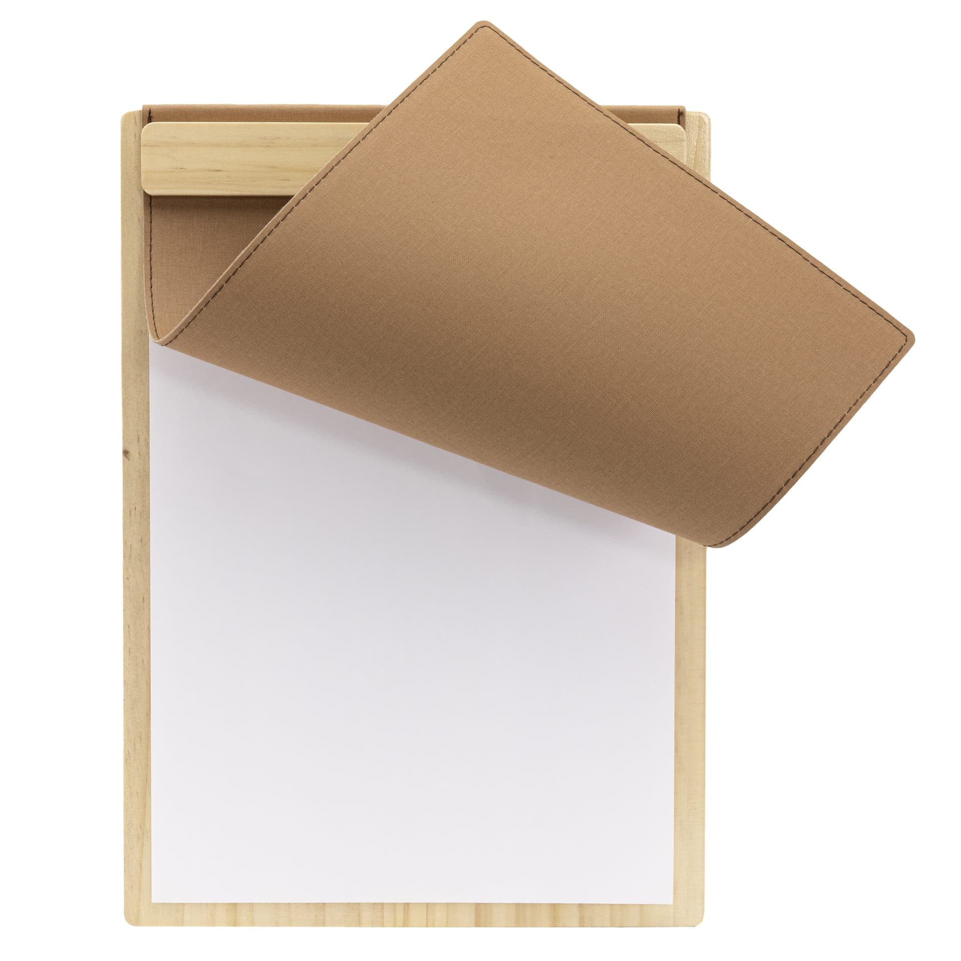 Menukaart Securit Signature klembord A4 licht hout bruin 3