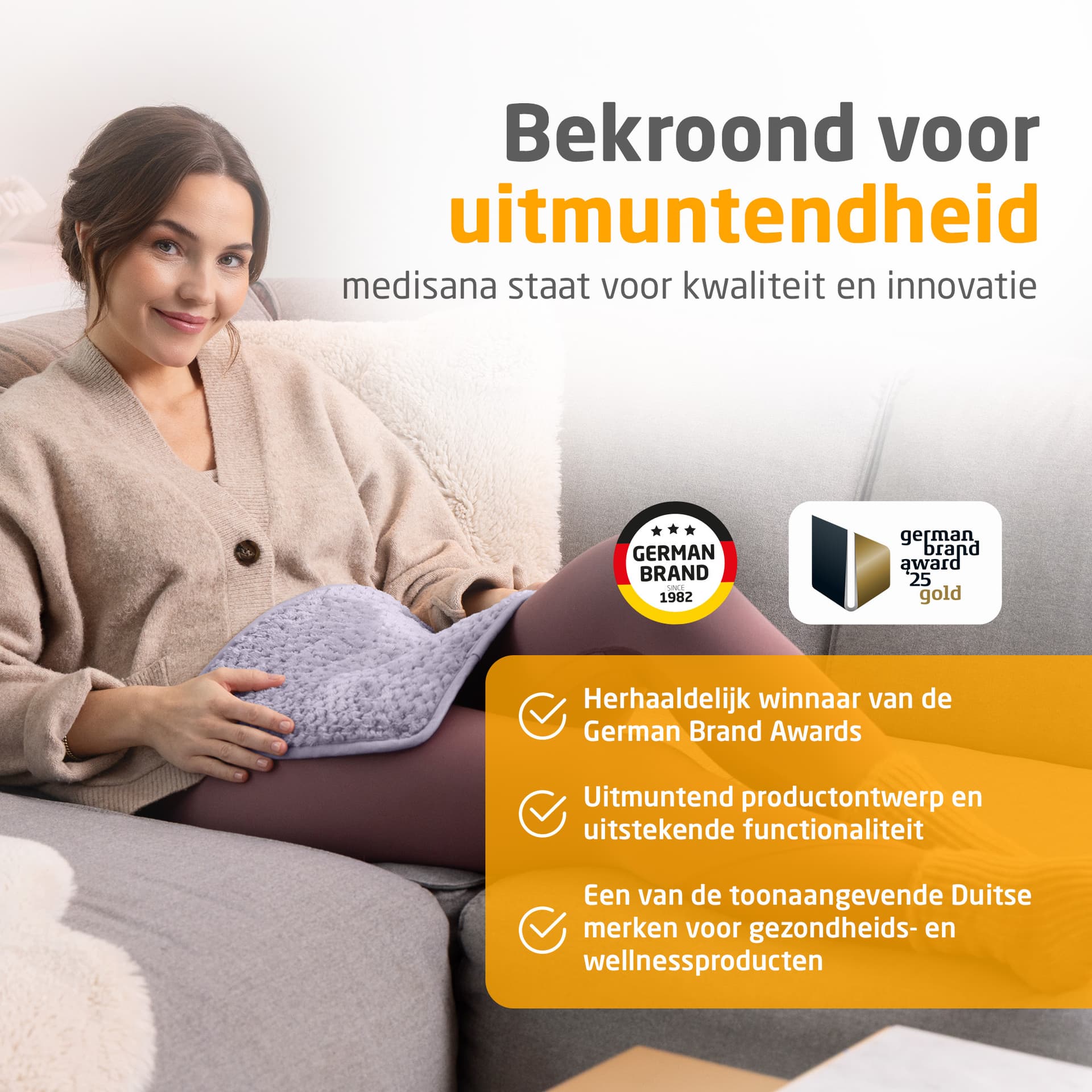Warmtekussen Medisana HP 518 lila 10