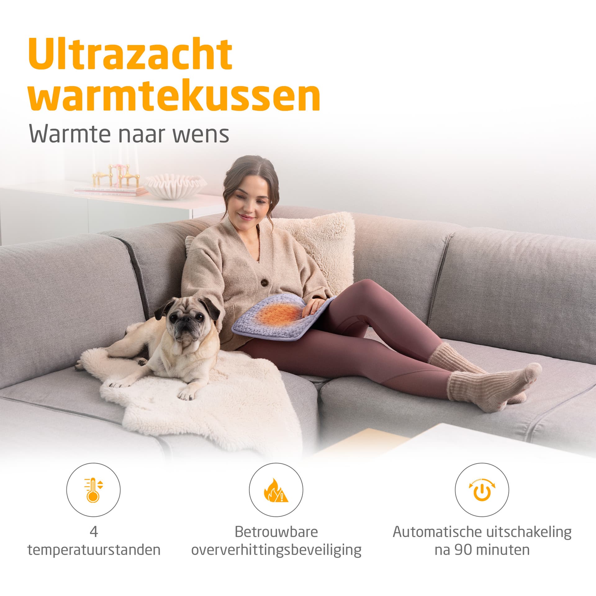 Warmtekussen Medisana HP 518 lila 6