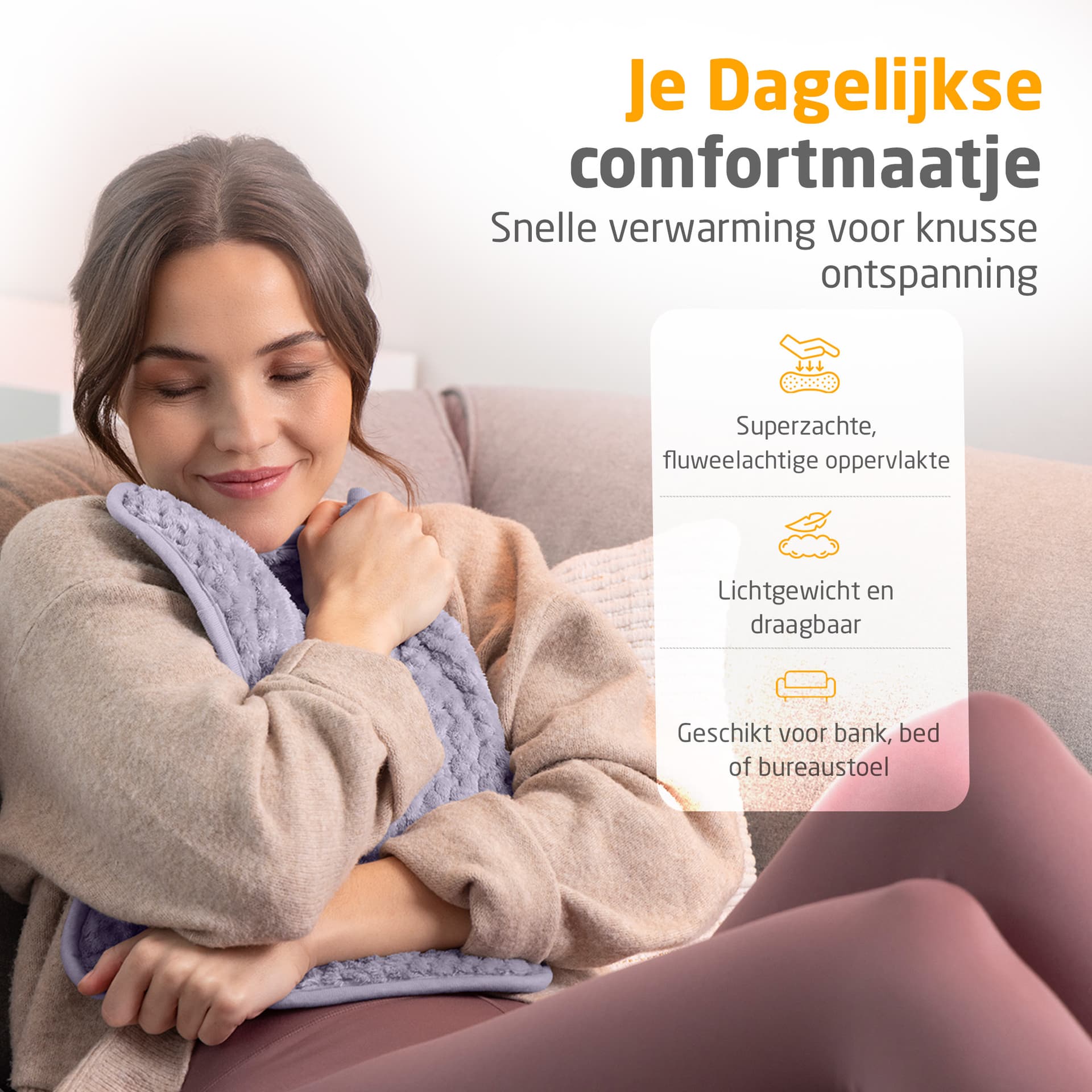 Warmtekussen Medisana HP 518 lila 7