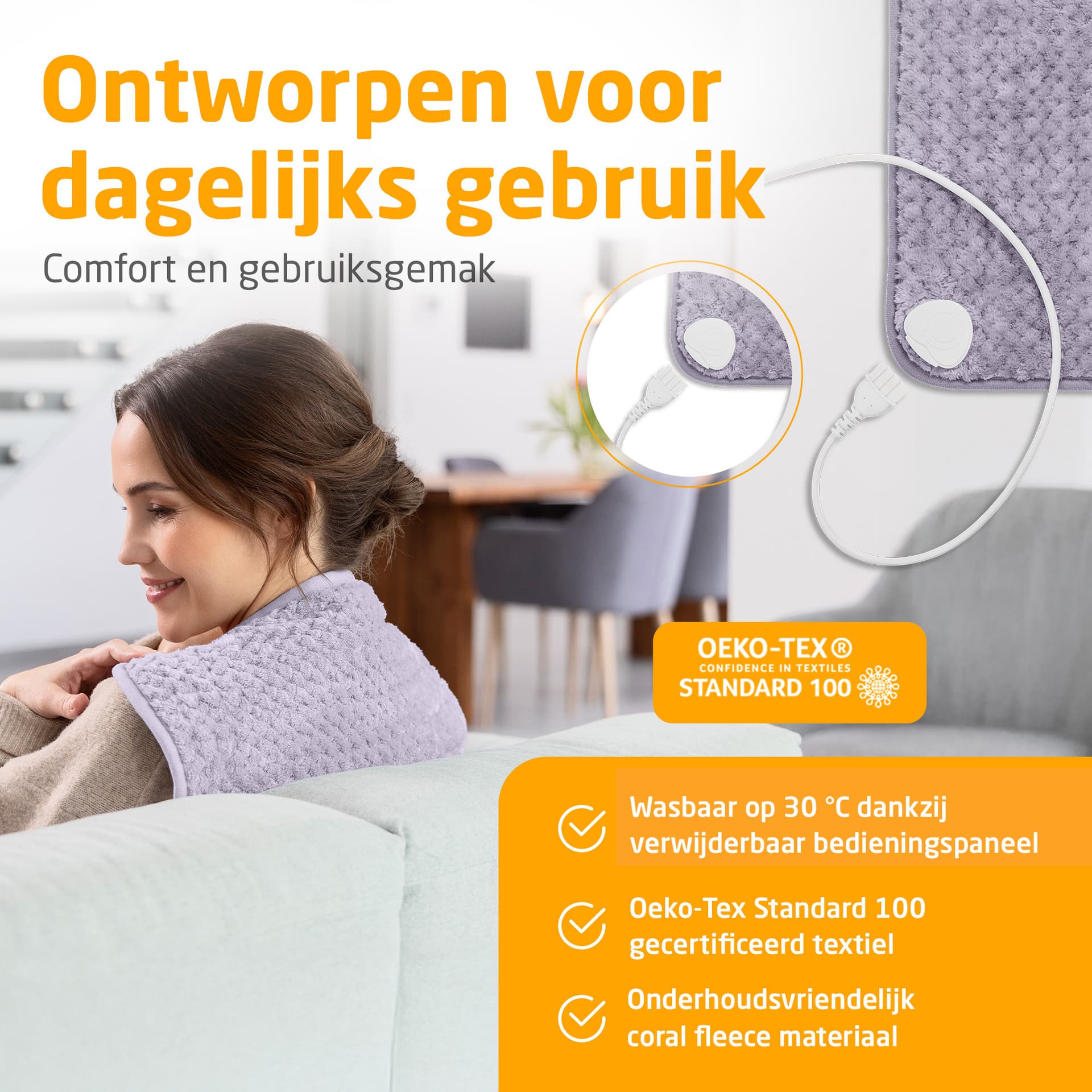 Warmtekussen Medisana HP 518 lila 8