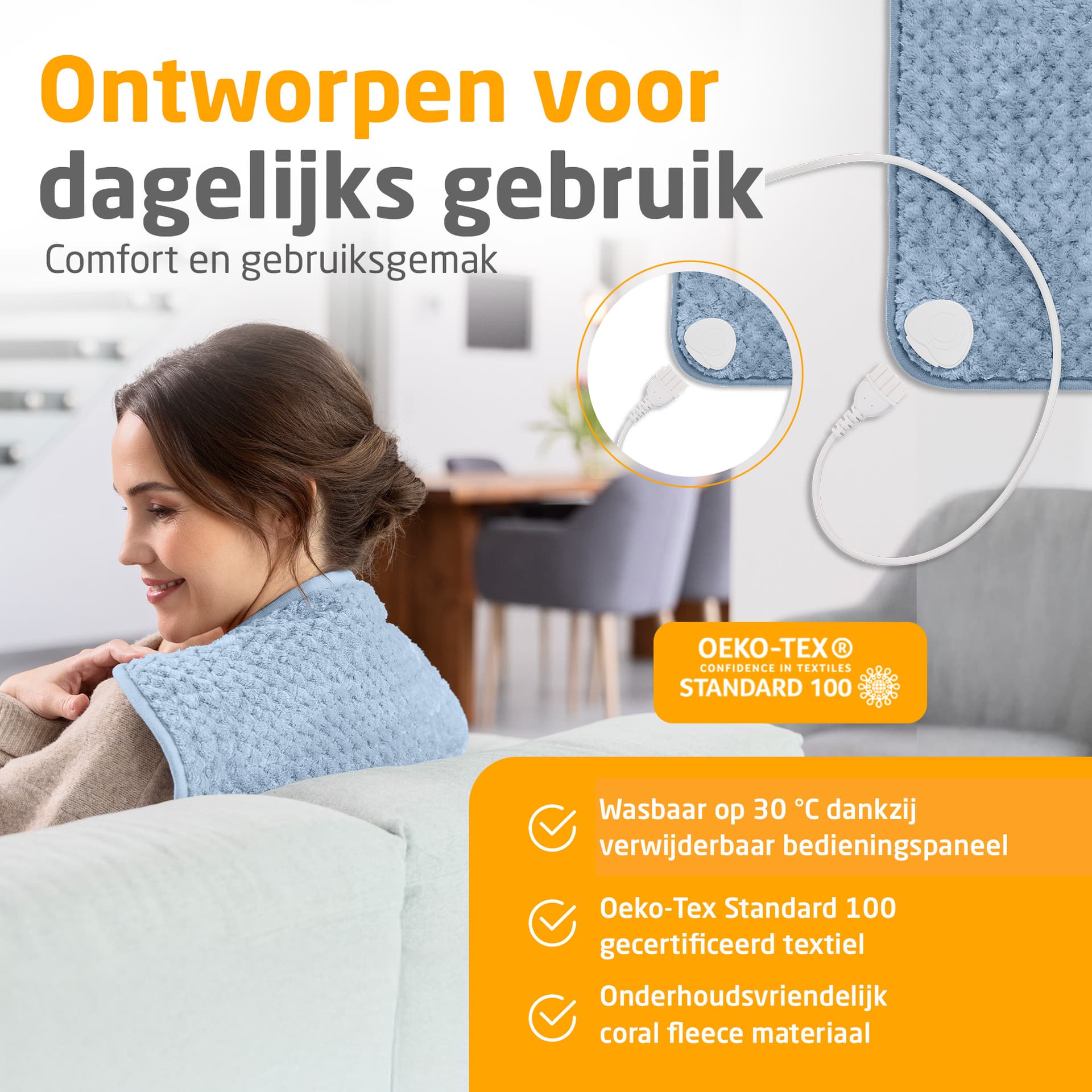 Warmtekussen Medisana HP 515 blauw 8
