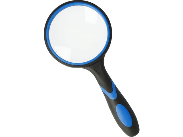 Handloep Westcott 100mm vergroot tot 3x zwart/blauw