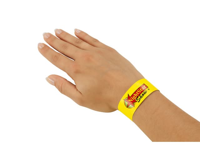 Evenementenbandjes Sigel 255x25mm wit 120 stuks 9