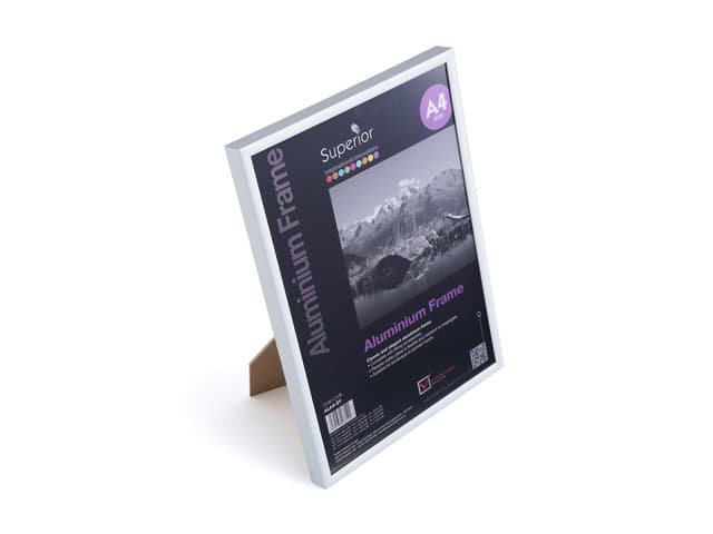 Fotolijst Seco A4 zilverkleurig geborsteld aluminium 2