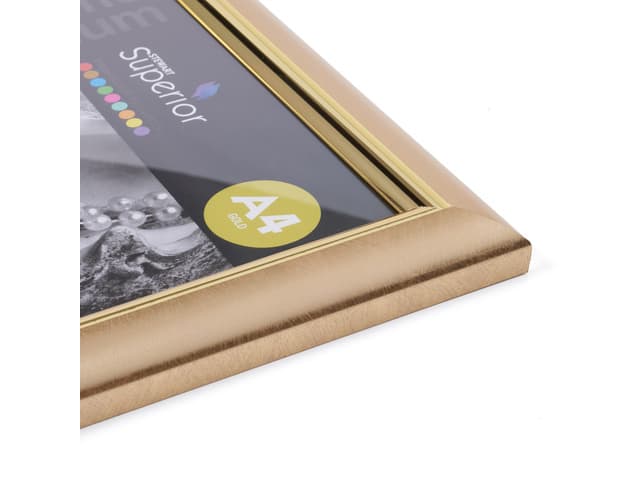 Fotolijst Seco A4 goud plexiglas 3