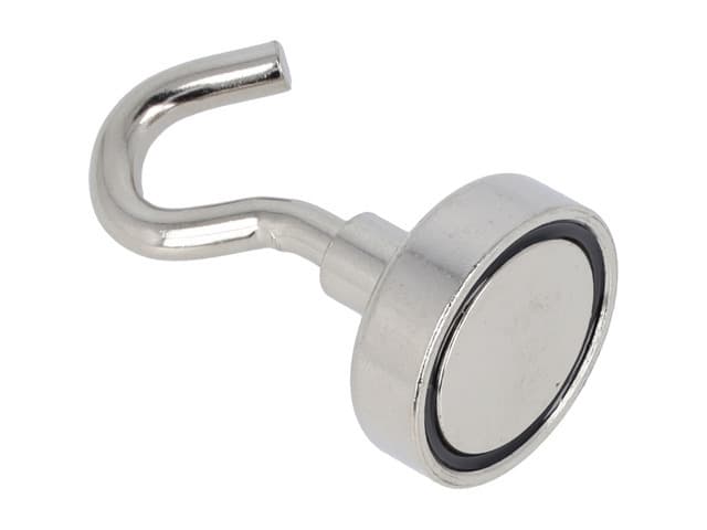 Magneet met haak Westcott 25mm zilver Trekkracht +/- 15kg 4