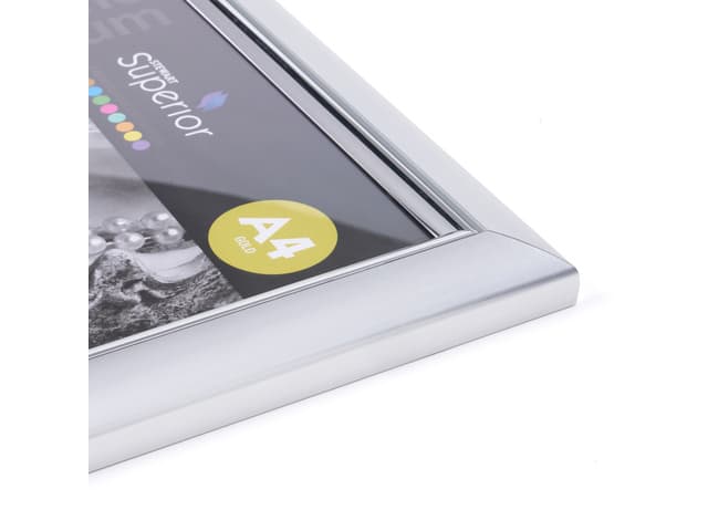 Fotolijst Seco A4 zilver plexiglas 3