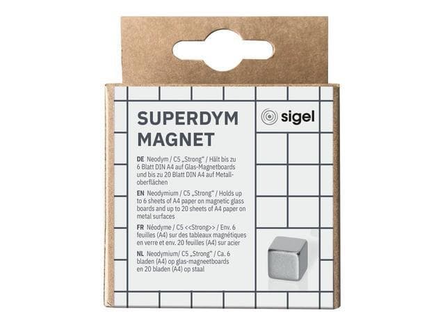 Magneten Sigel Be!board 8 stuks vierkant 2