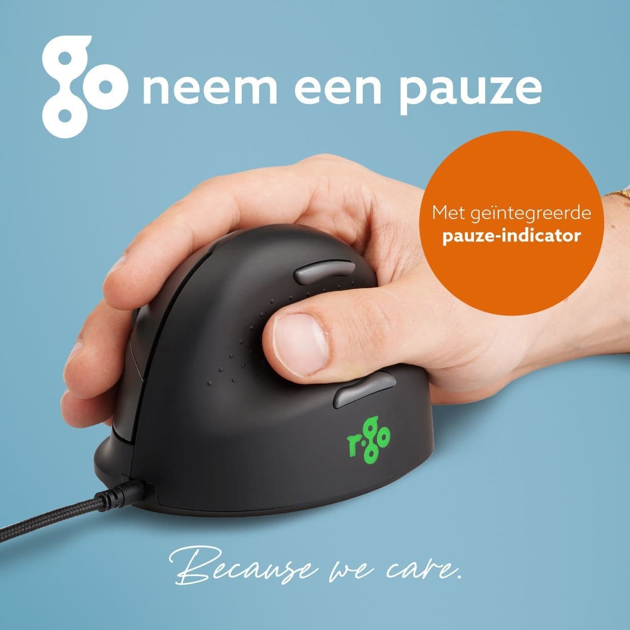 Ergonomisch muis R-Go HE Break Draad Rechts S 4