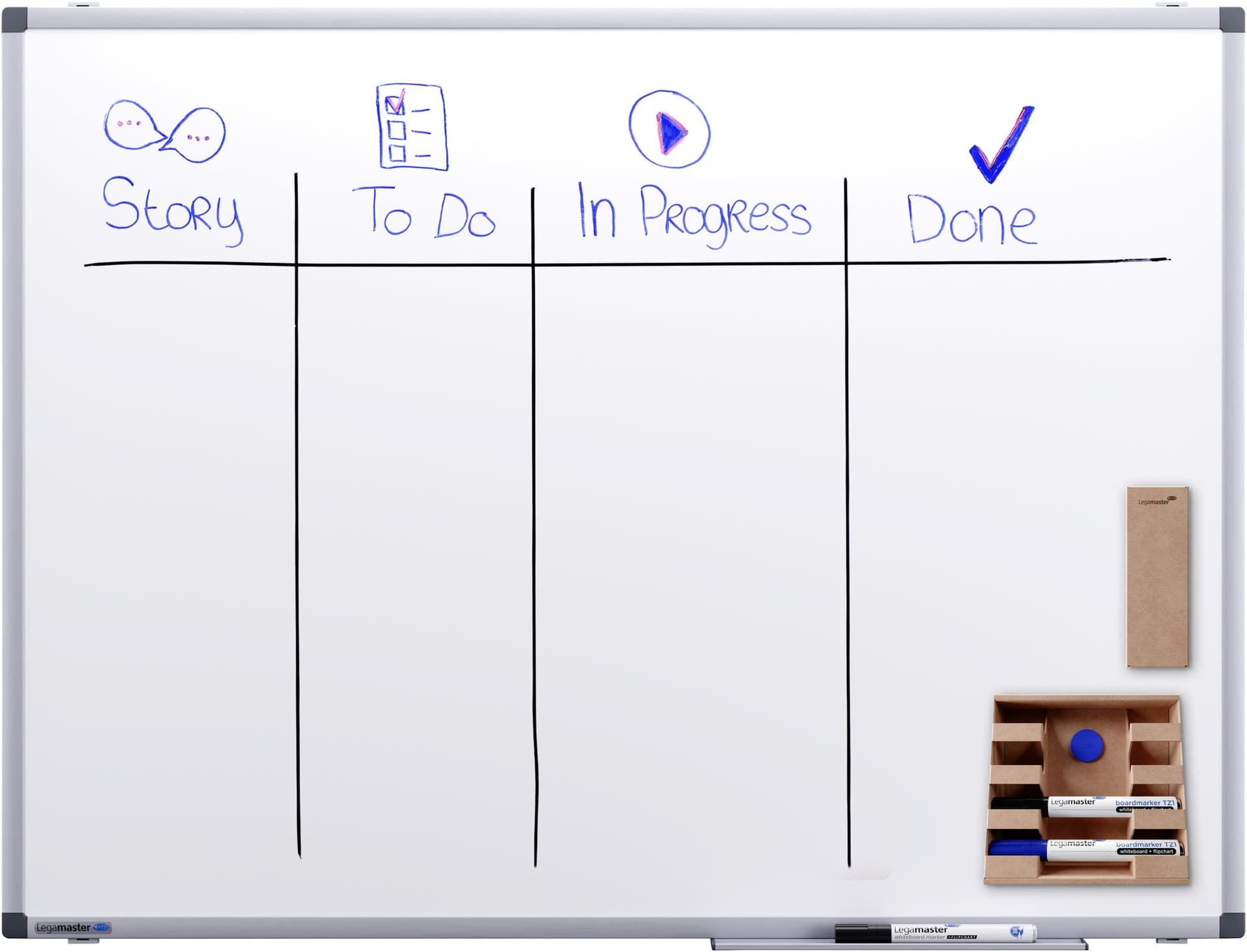 Whiteboard Legamaster PREMIUM 75x100cm 5