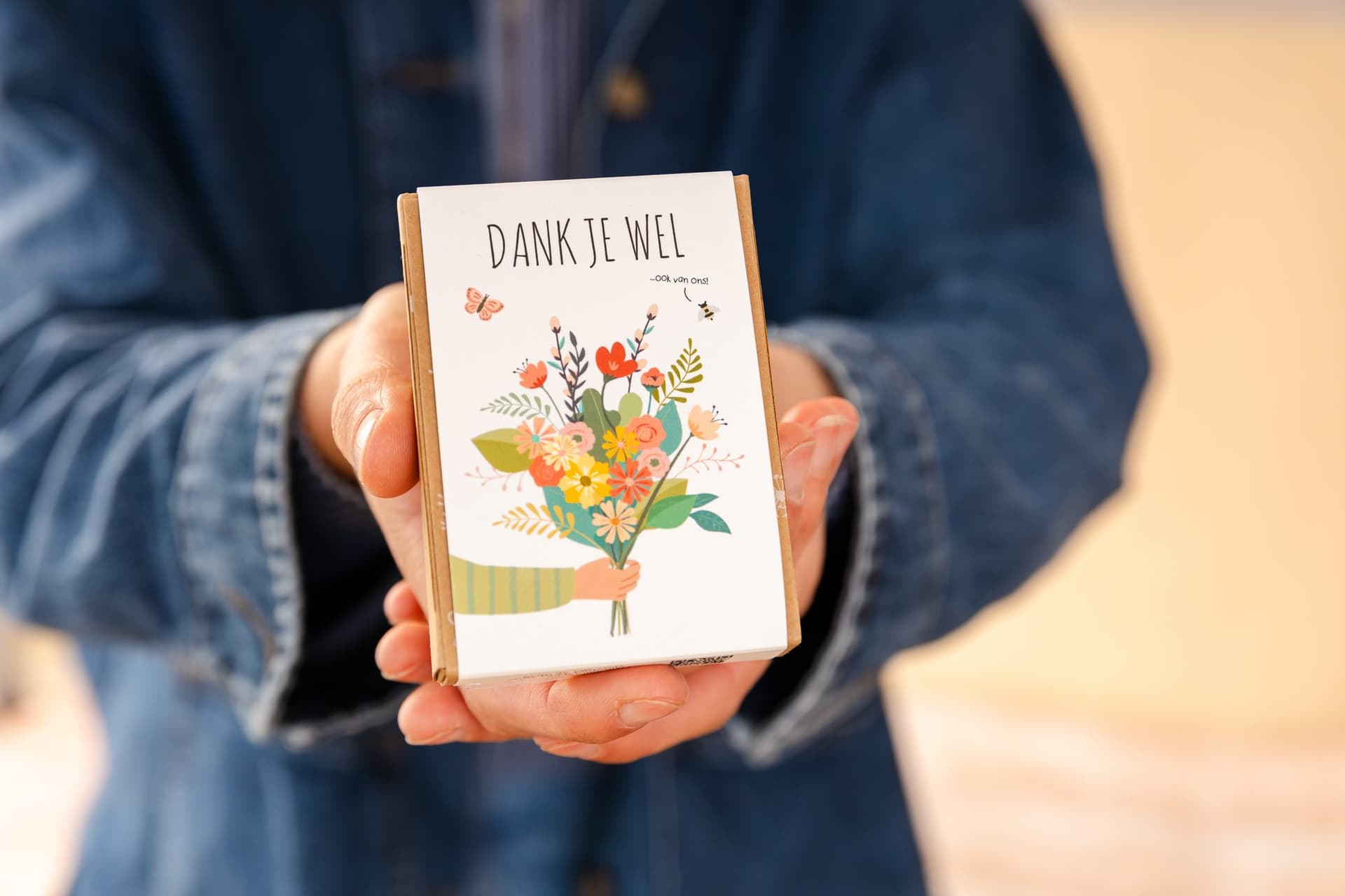 Giftbox Blossombs Dank je wel minibox à 4 zaadbommetjes 2