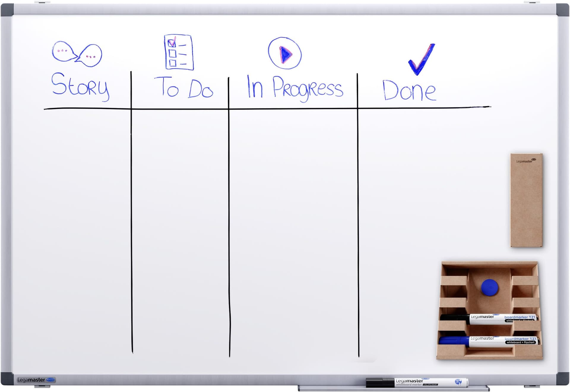 Whiteboard Legamaster PREMIUM 60x90cm 5