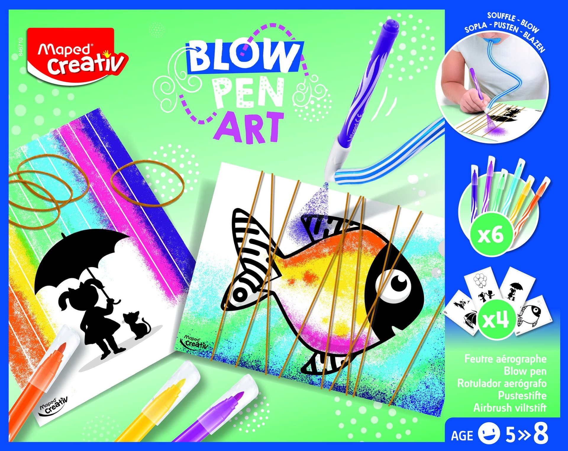 Blowpen Maped Creativ Art String Art complete activiteit