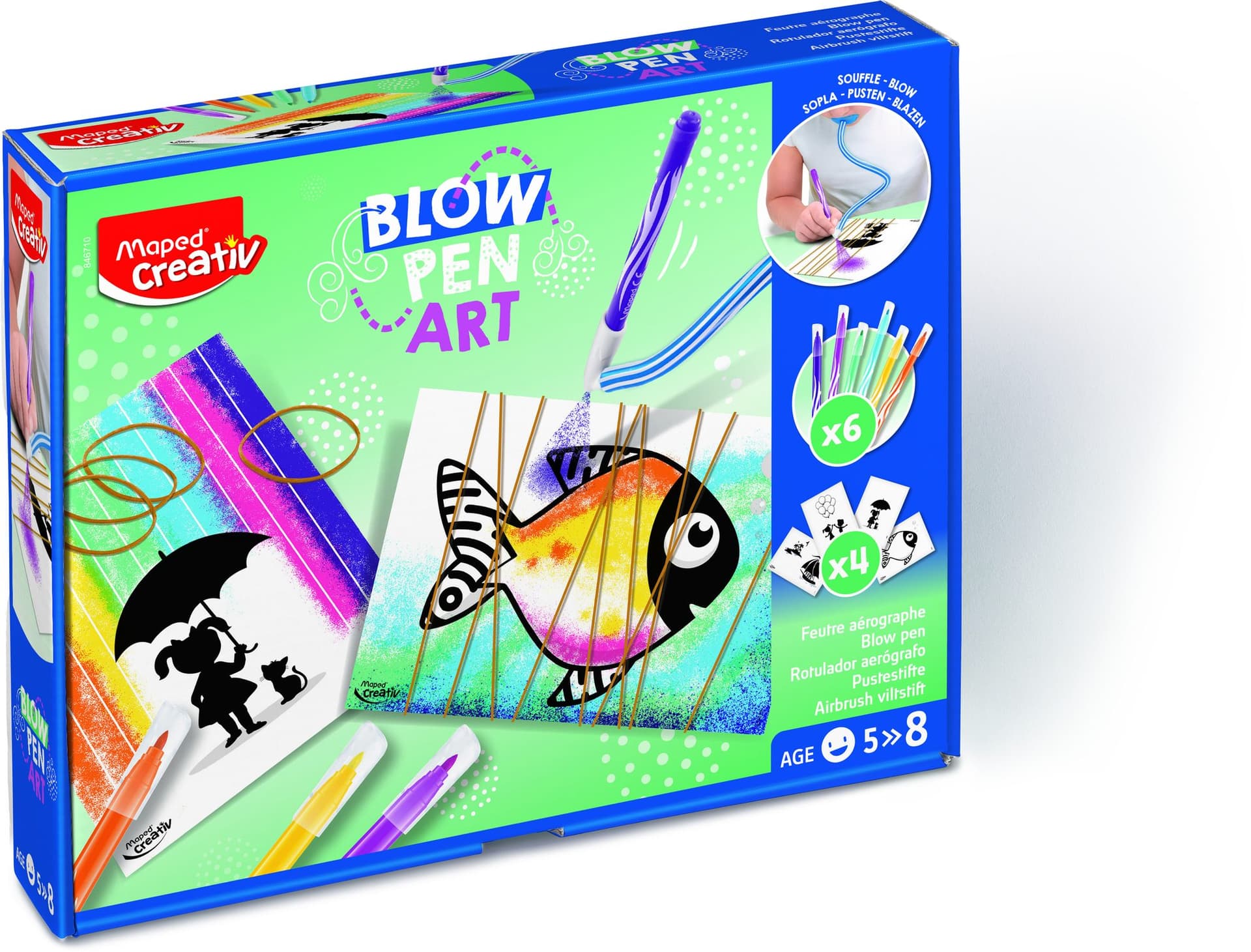 Blowpen Maped Creativ Art String Art complete activiteit 2